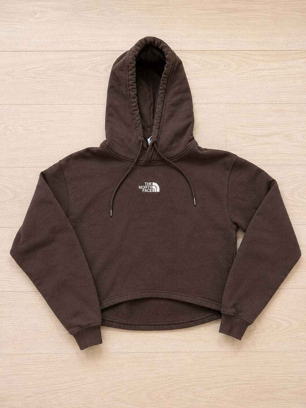 The North Face Women's Evolution  Fleece Hoodie in Coal Brown Sz small